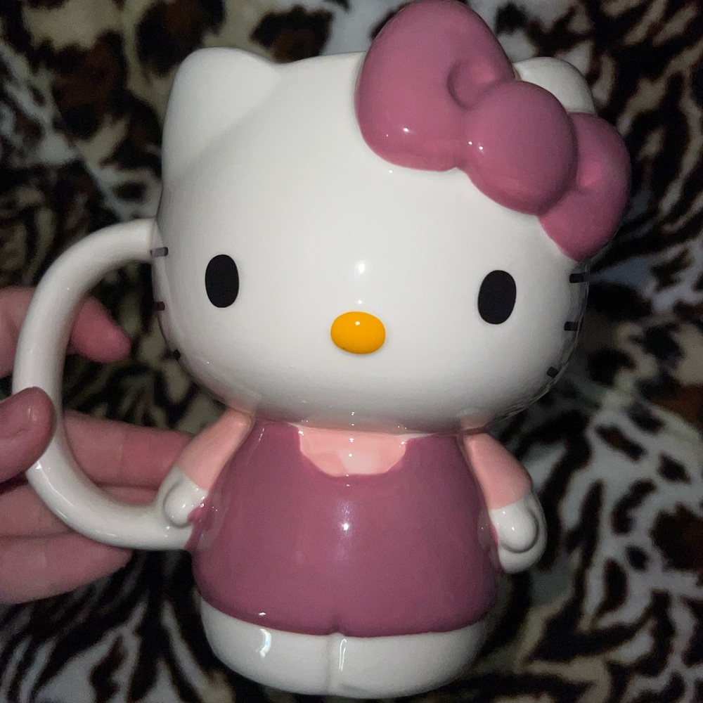 Hello Kitty Pink Ceramic Mug